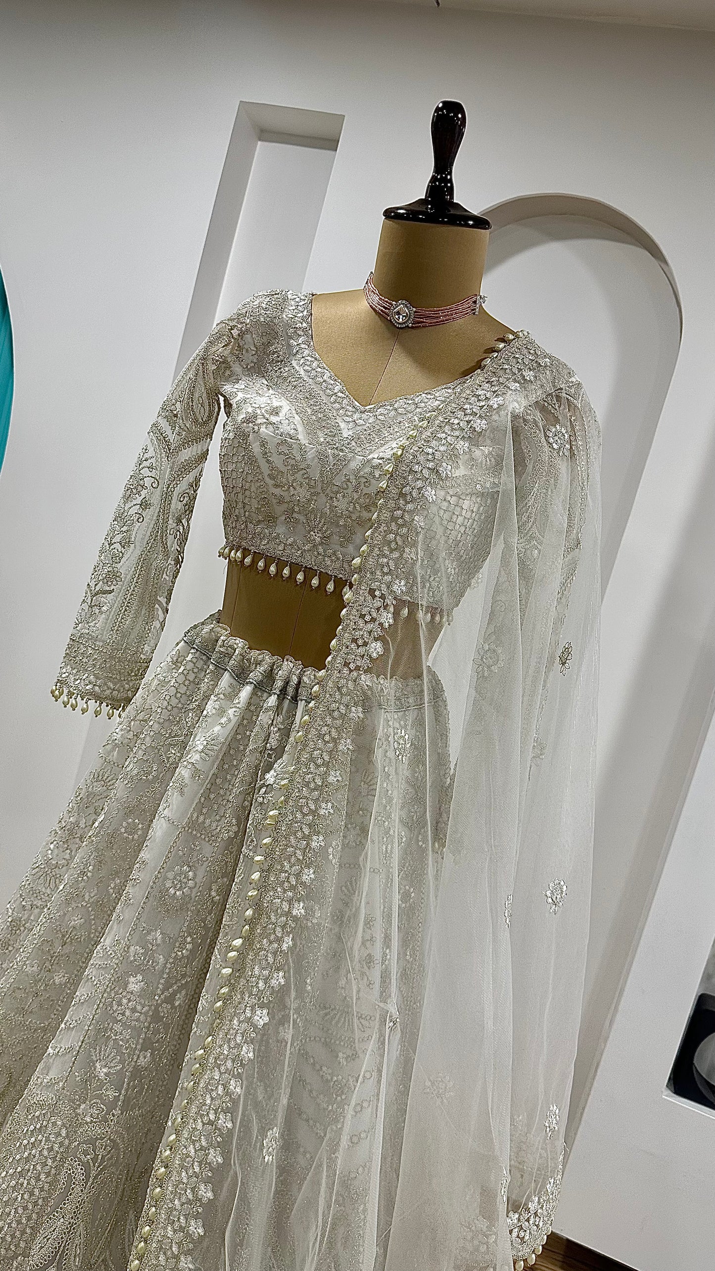 Embroidery Lehnga Set With Dupatta