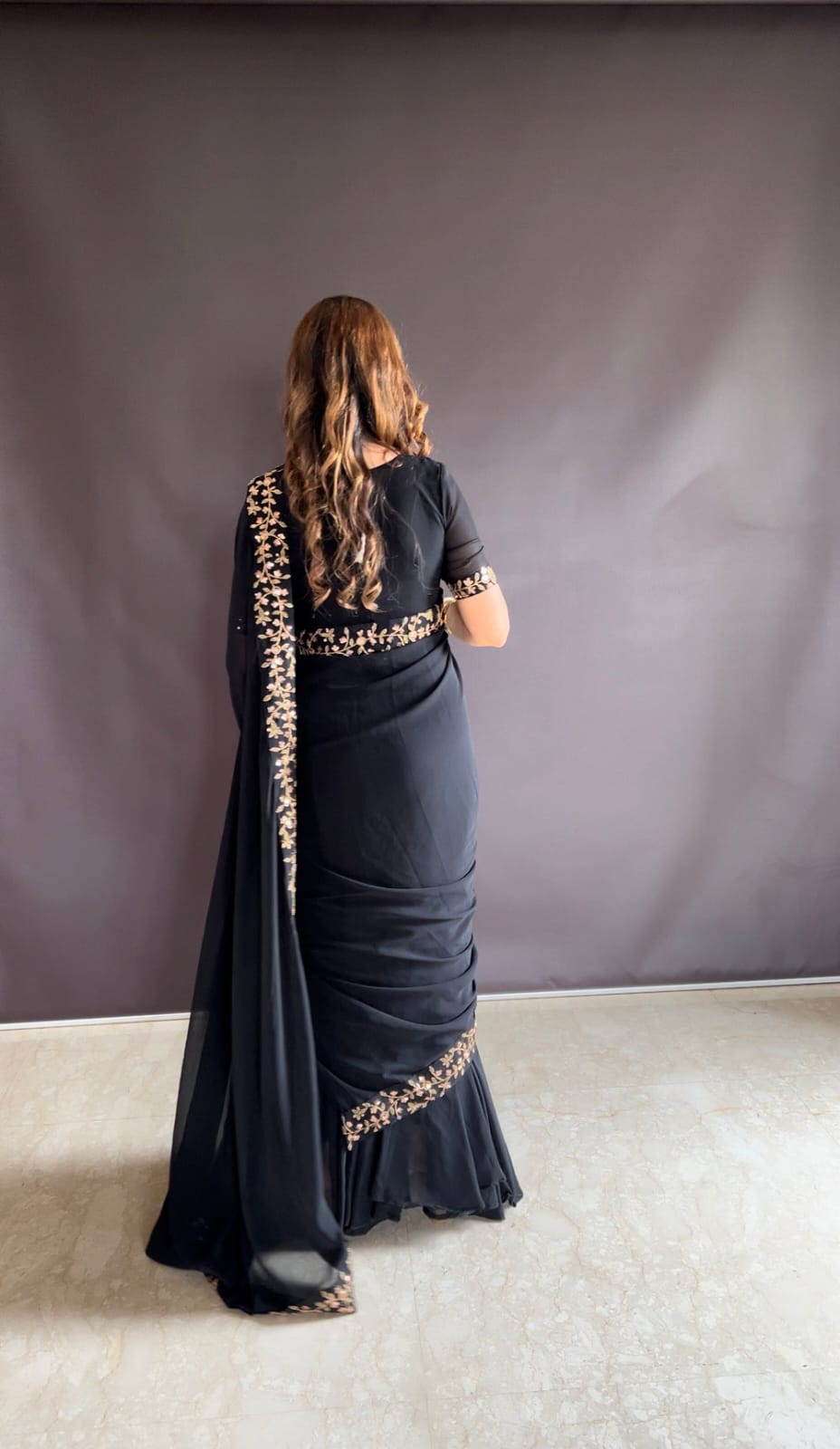 Valvet Saree