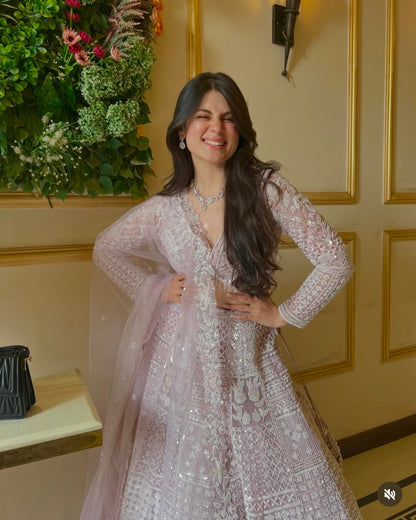 Royal Pink Lehnga Set With Dupatta