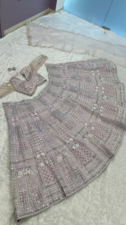 Royal Pink Lehnga Set With Dupatta