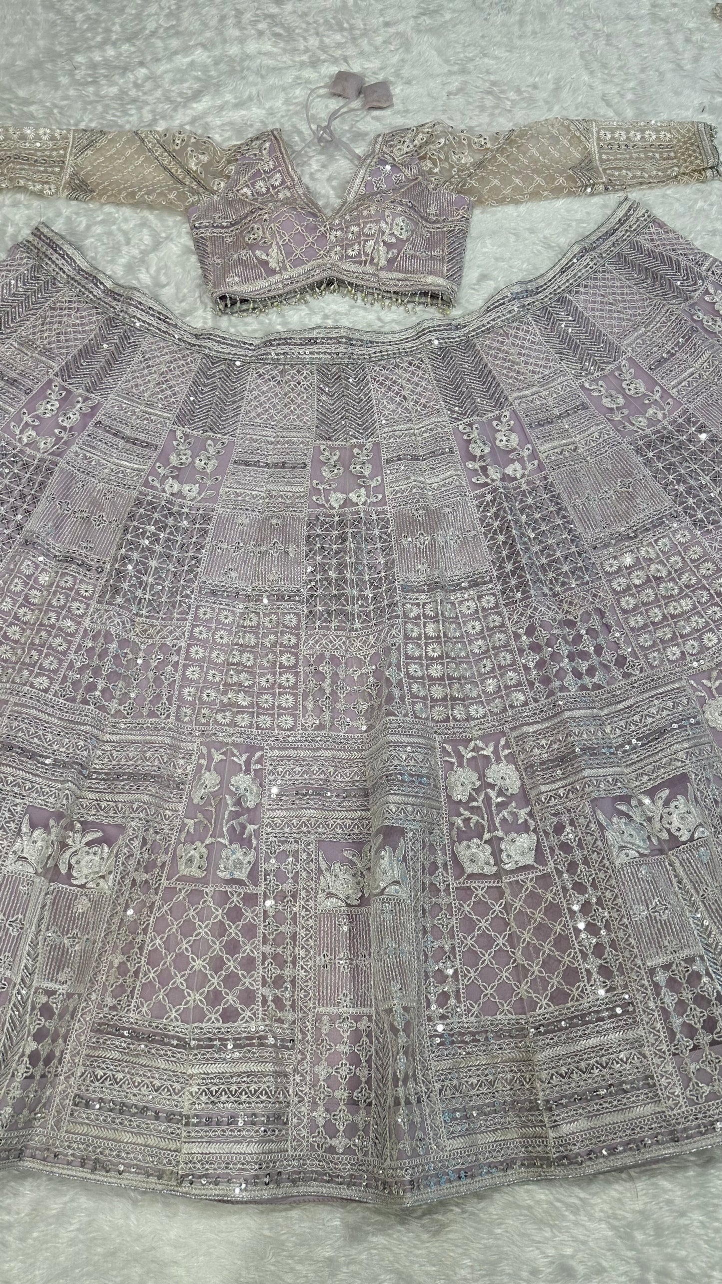 Royal Pink Lehnga Set With Dupatta