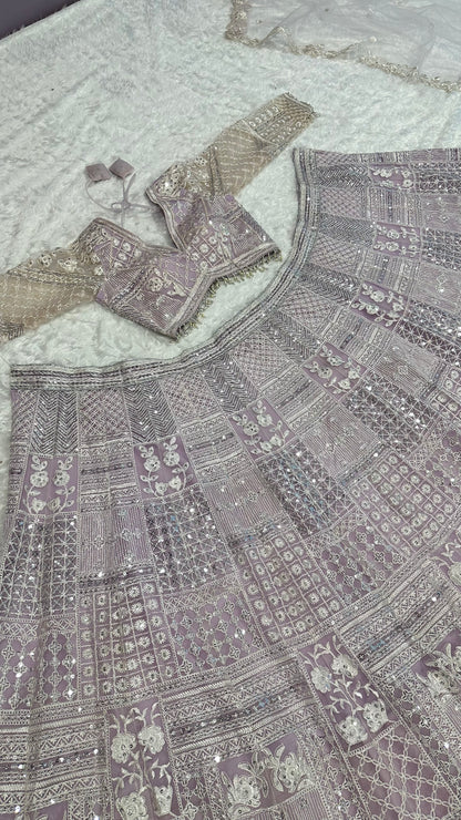 Royal Pink Lehnga Set With Dupatta