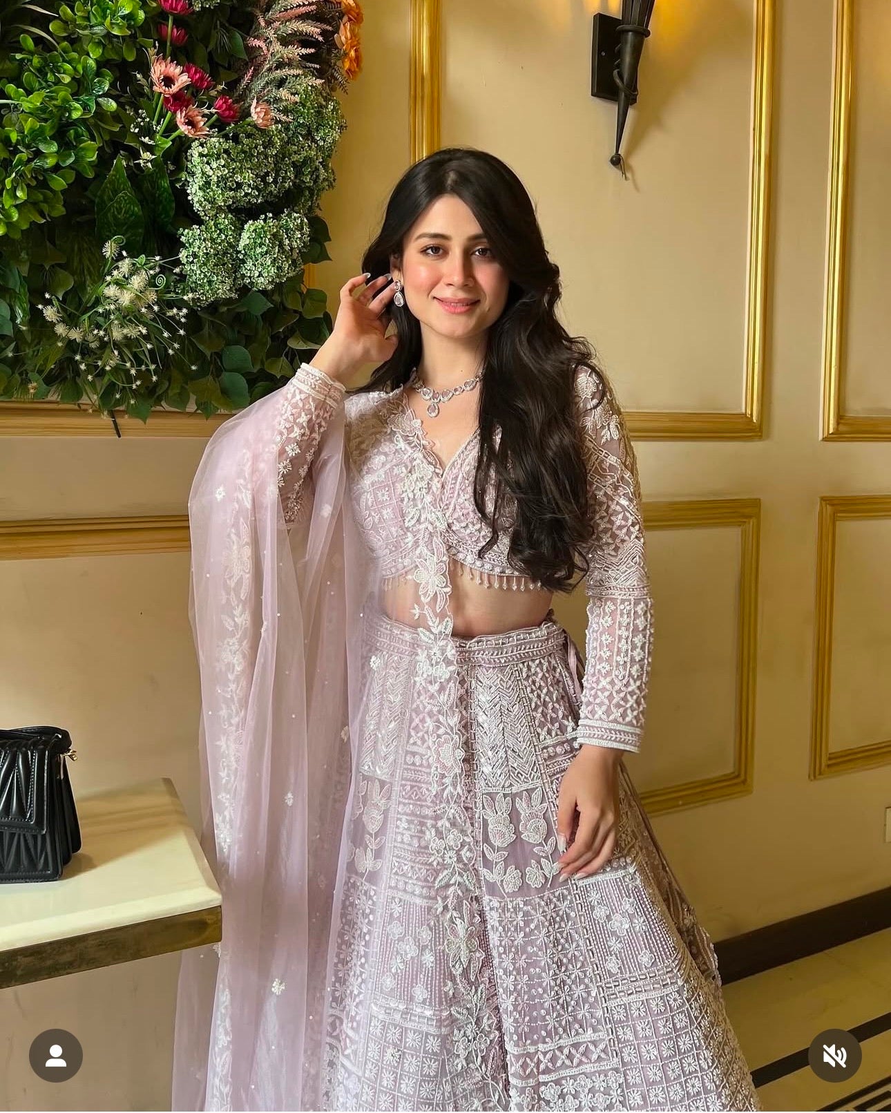 Royal Pink Lehnga Set With Dupatta