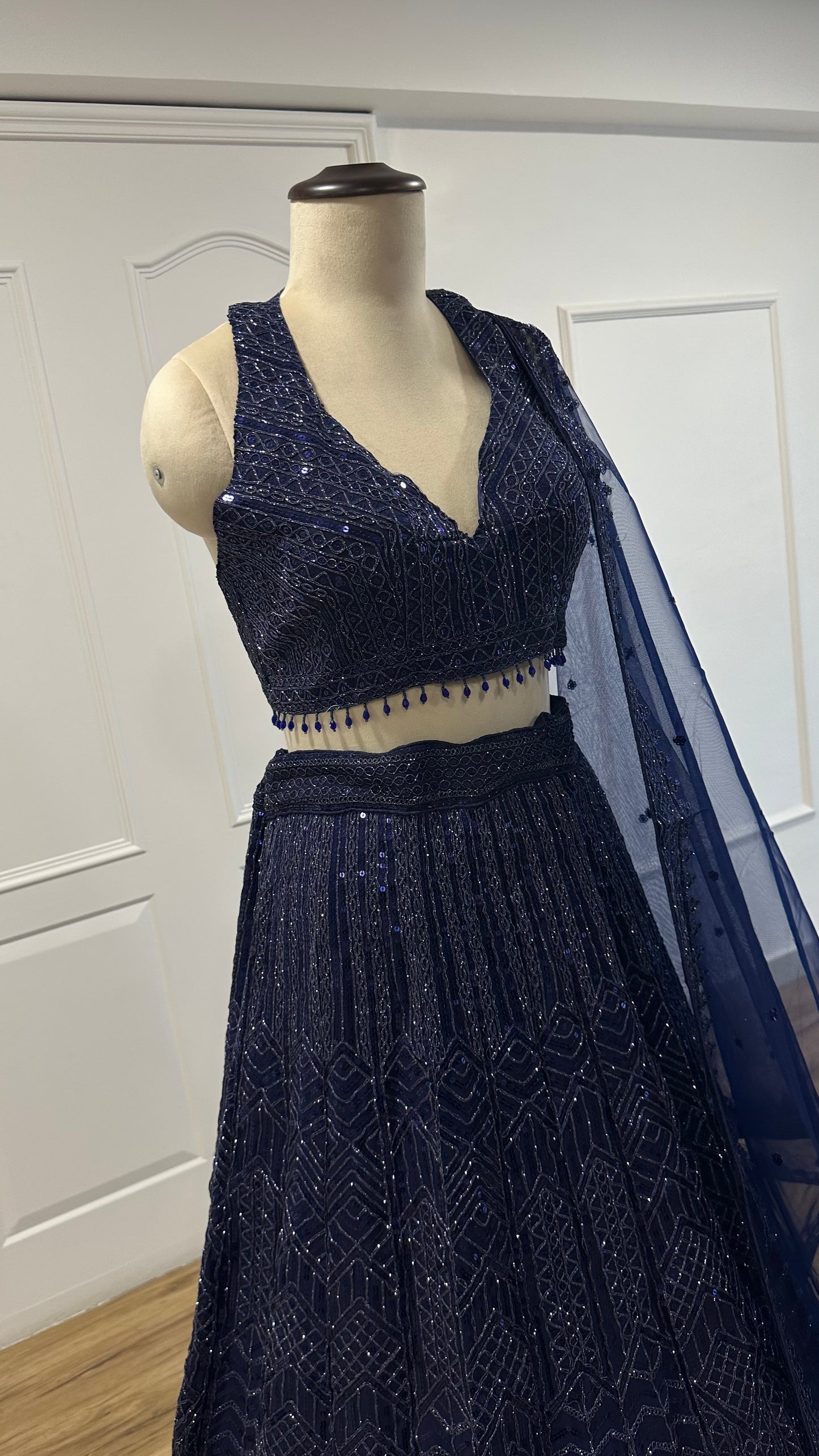Royal Blue Lehnga Set