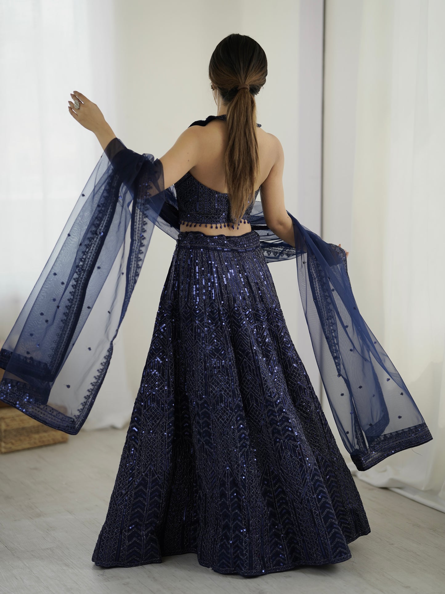 Royal Blue Lehnga Set