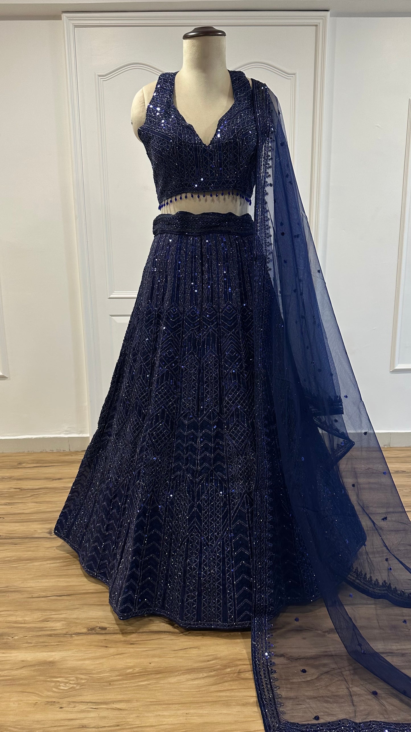 Royal Blue Lehnga Set