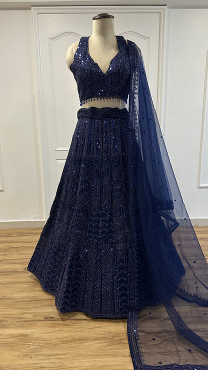 Royal Blue Lehnga Set