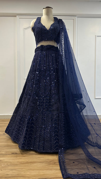 Royal Blue Lehnga Set