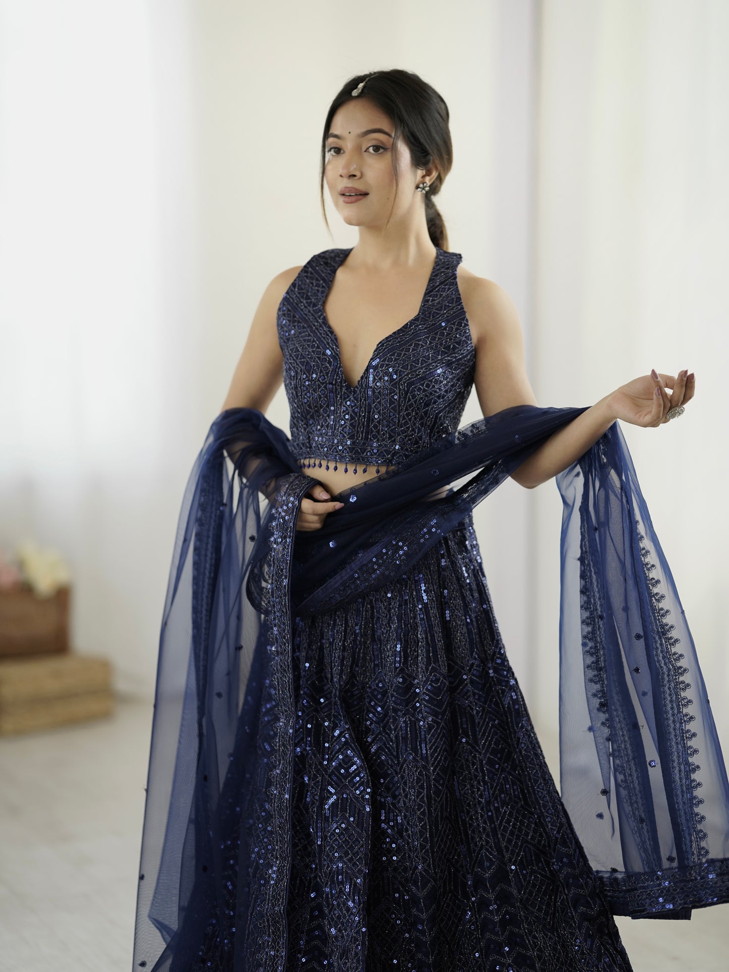 Royal Blue Lehnga Set