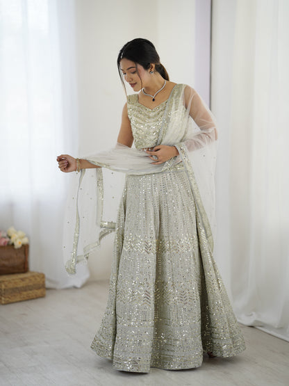 Star  Lehnga Set With Dupatta