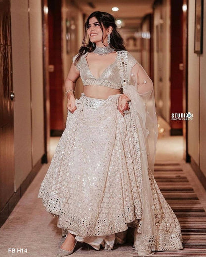 Royal off white lehenga set