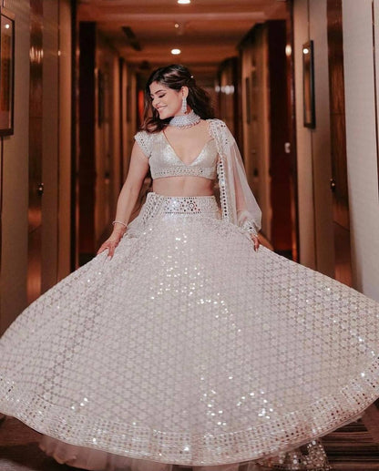 Royal off white lehenga set