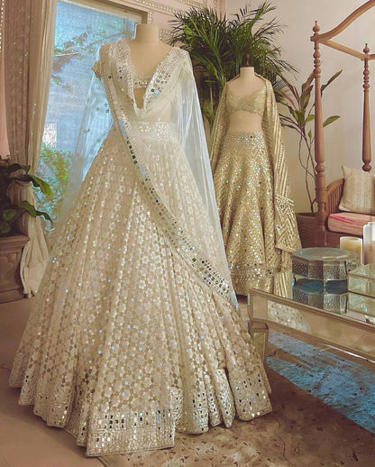 Royal off white lehenga set