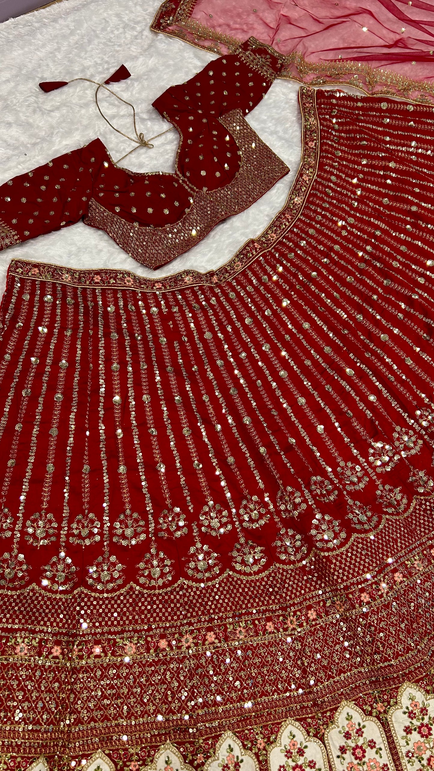 Royal Red Lehnga Set