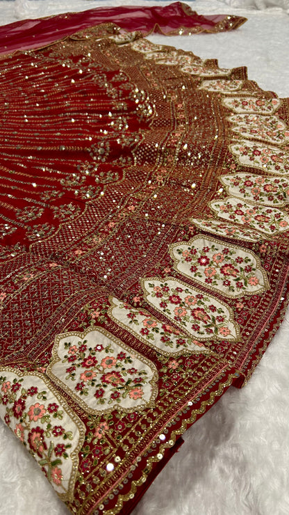 Royal Red Lehnga Set