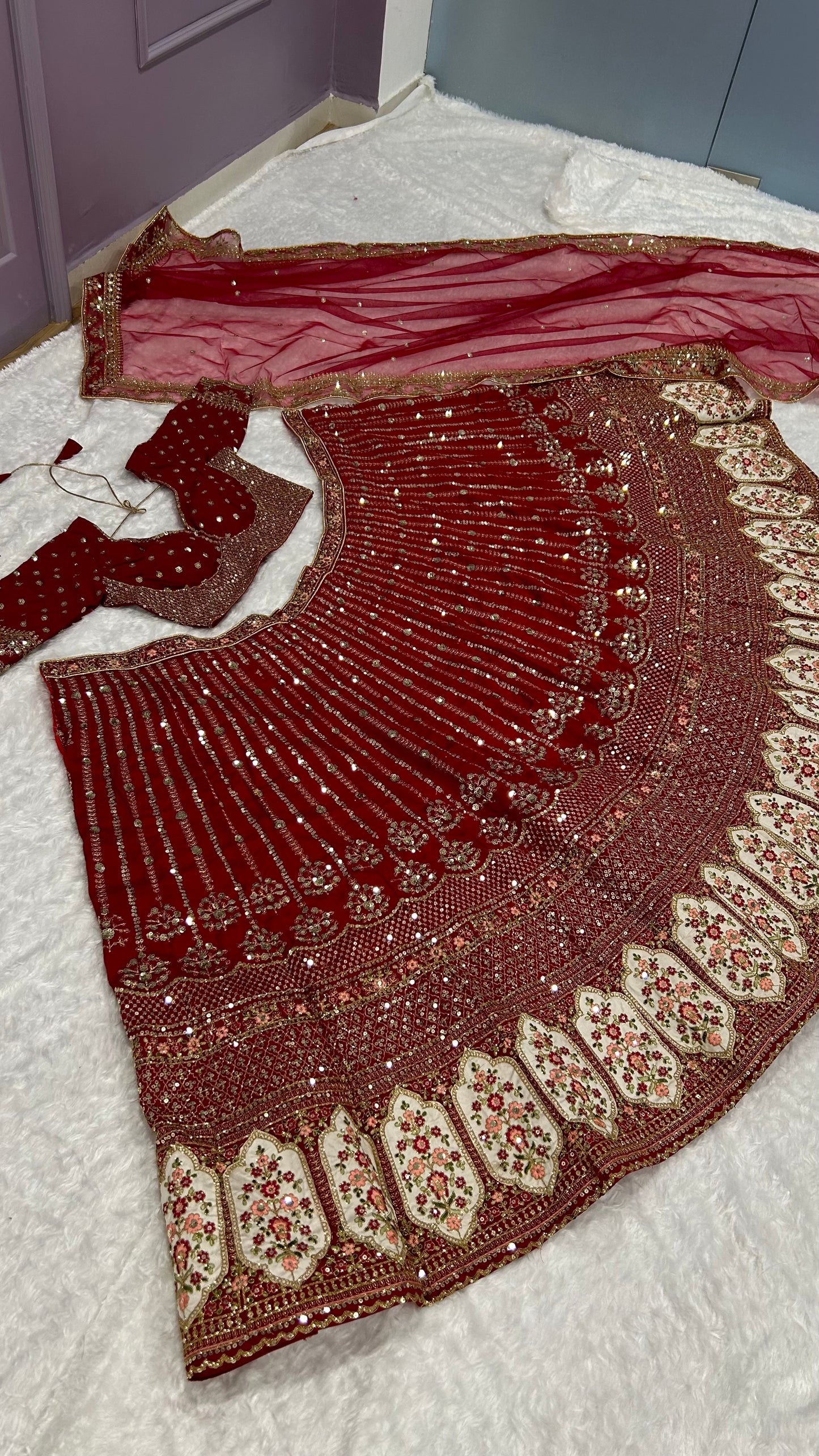 Royal Red Lehnga Set