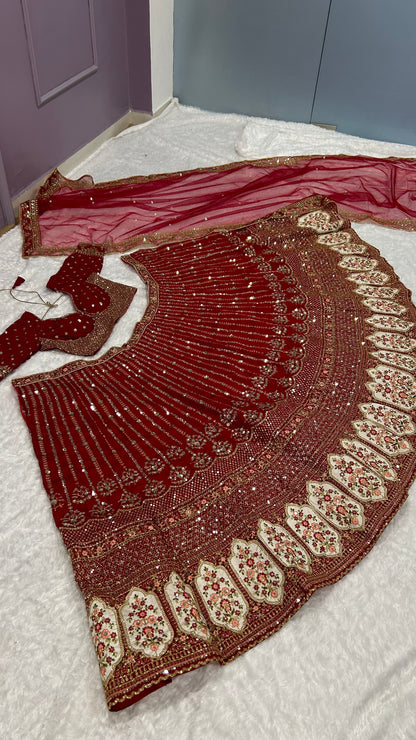 Royal Red Lehnga Set