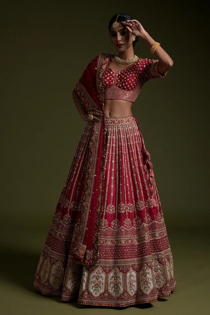 Royal Red Lehnga Set