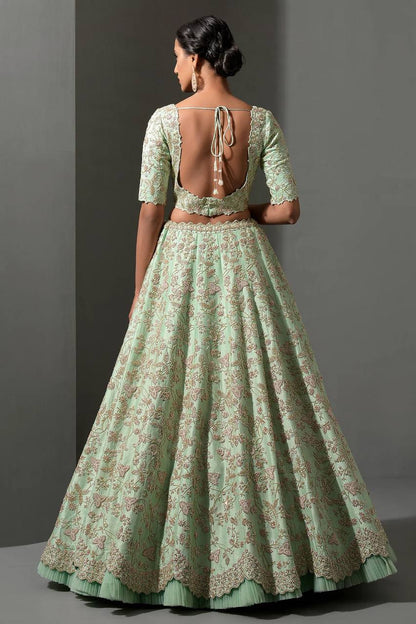 Sage Green Lehnga Set