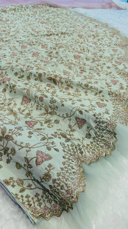 Sage Green Lehnga Set