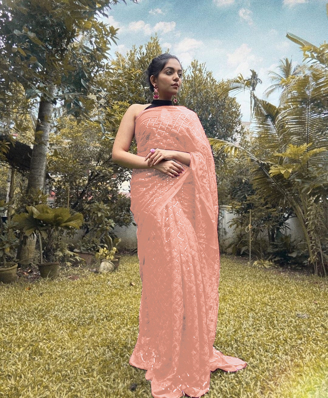 Light Pink Saree