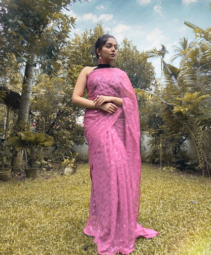 Blush Pink Saree