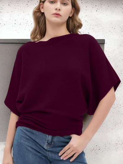Oversized Mulberry Maroon T-shirt