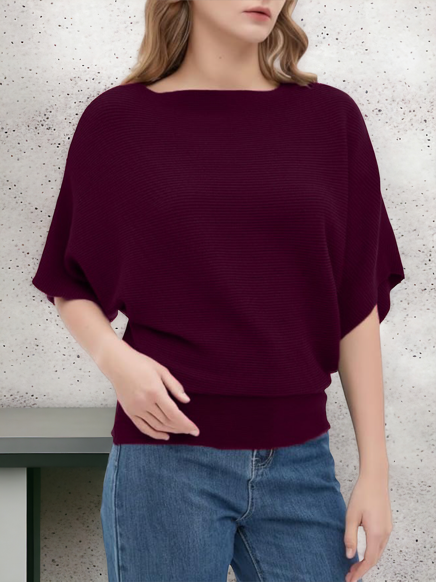 Oversized Mulberry Maroon T-shirt
