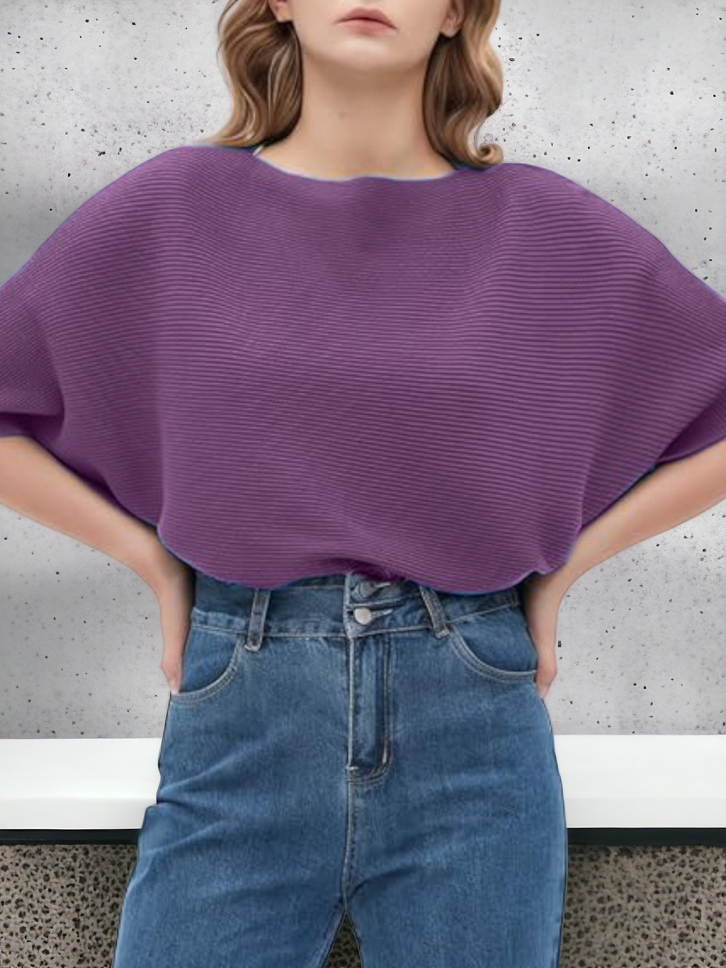 Oversized Royal Purple T-shirt