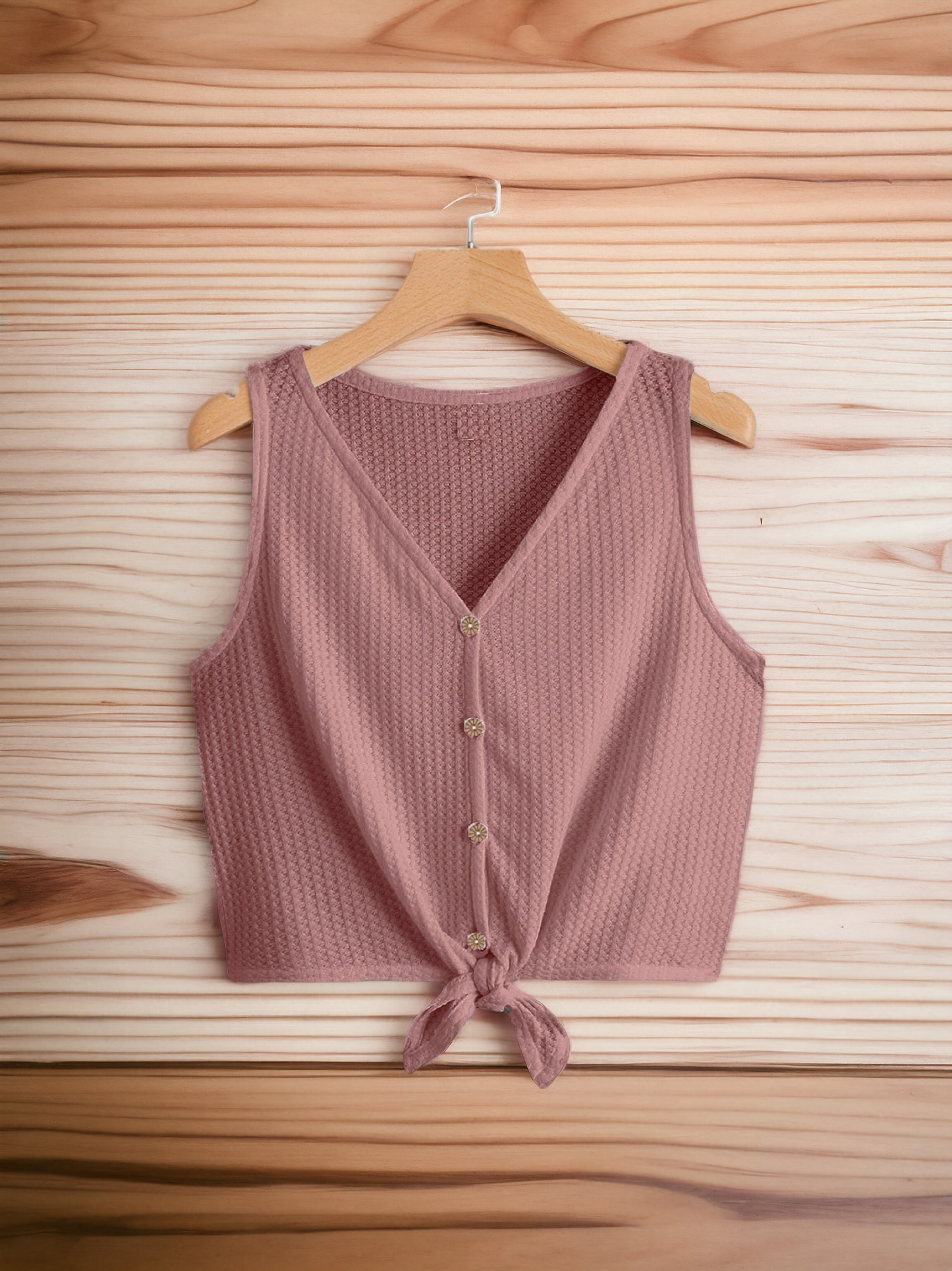 Sleevless Crop top Soft Pink