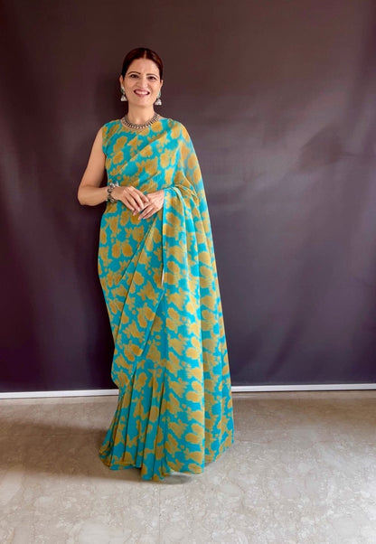 Printed Saree