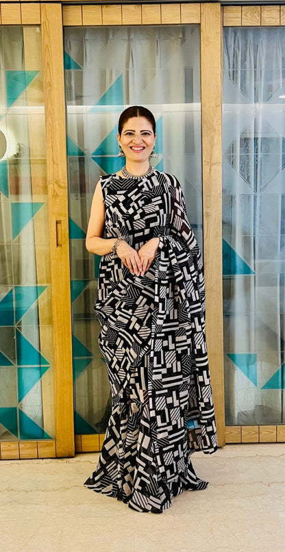 Printed Saree